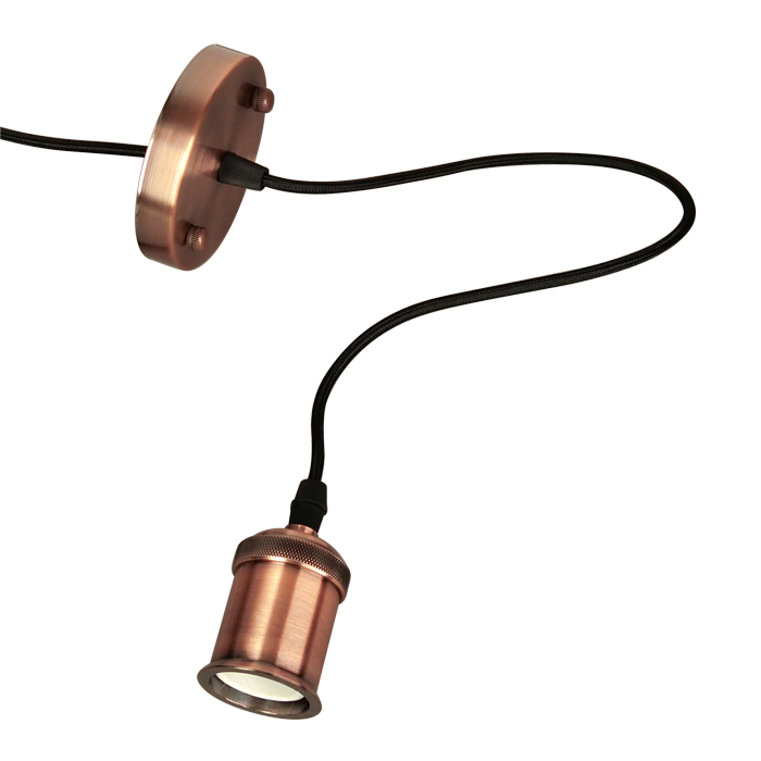 WD-E27 Lamp Pendant Copper-01