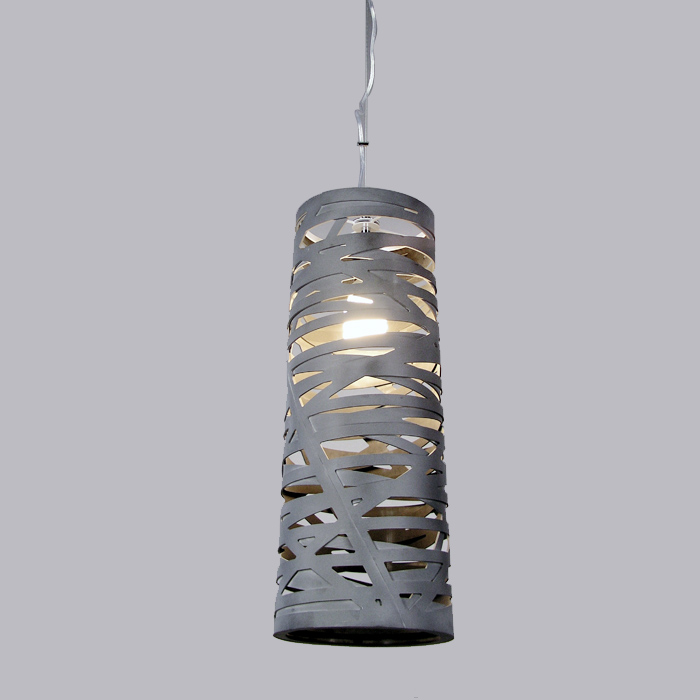 Pendant Light with black color wrapping design