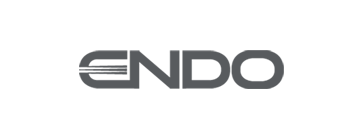 Endo brand logo in gray color