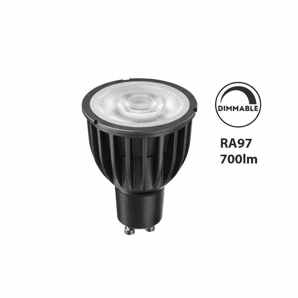 LED GU10 LAMP LCL TC85PG, CRI97, 700 lumen
