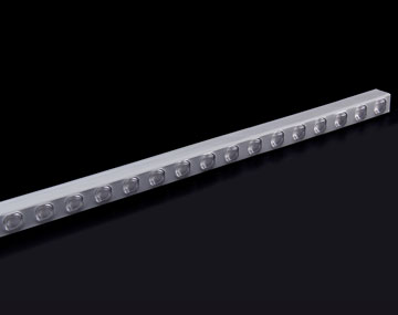 LED Wall Washer Strip 3D BVW015015, 18w Top and side bend