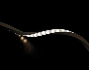 LED Wall Washer Strip 3D BVW016016, 16w Top and side bend