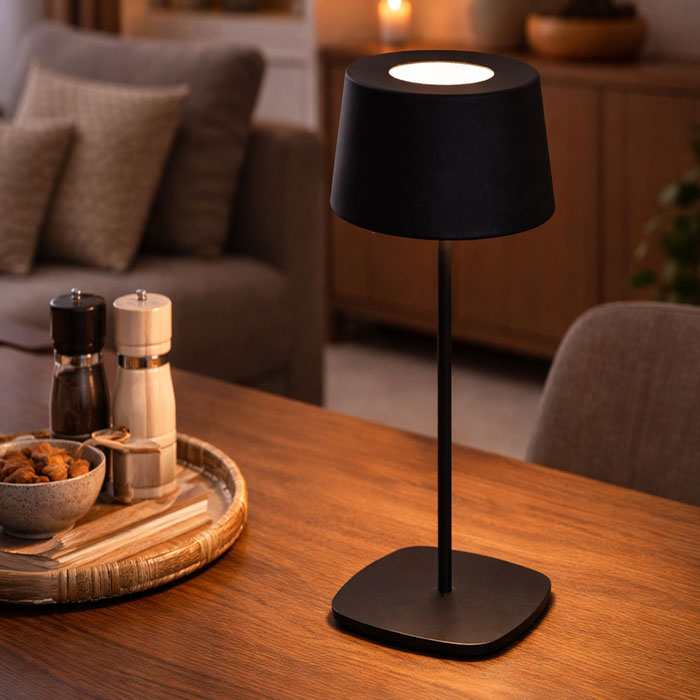 LED TABLE LAMP - URBANA LCL AL42A. Black LED table lamp