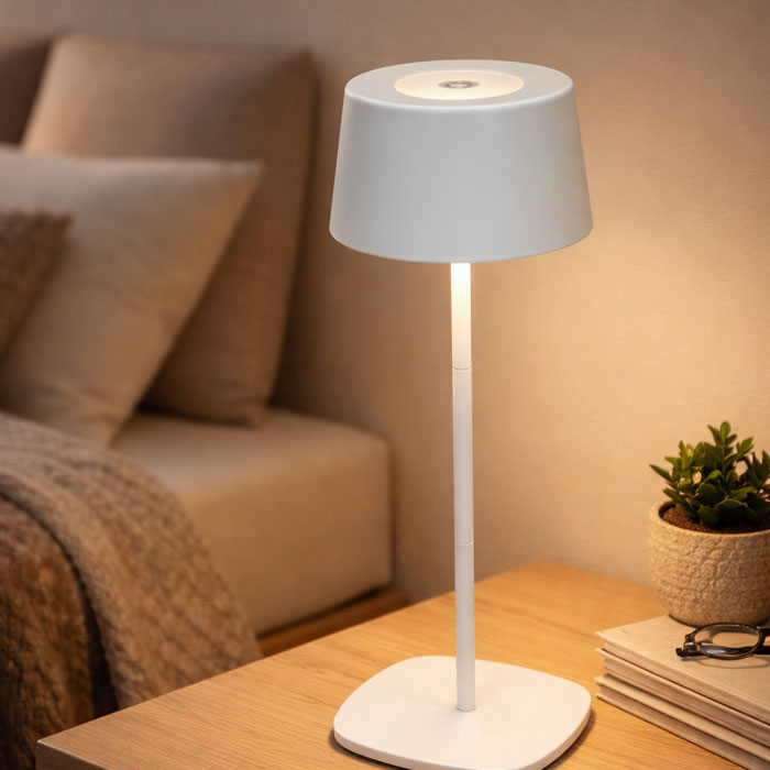 LED TABLE LAMP - URBANA LCL AL42A. WhiteLED table lamp
